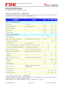 FPLS12TR7516PA Datasheet Pagina 2