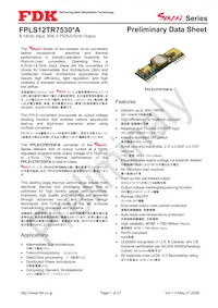 FPLS12TR7530PA Datasheet Cover