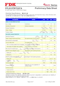 FPLS12TR7530PA Datasheet Page 2