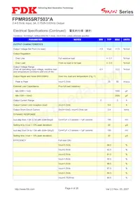 FPMR05SR7503PA Datasheet Page 4