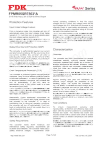 FPMR05SR7503PA Datasheet Page 7