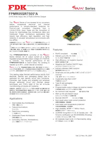 FPMR05SR7505PA Datenblatt Cover