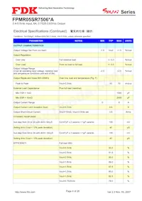 FPMR05SR7506PA Datasheet Page 4