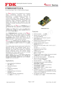 FPMR05SR7510PA Datasheet Cover