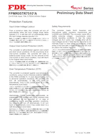 FPMR05TR7510PA Datasheet Page 7