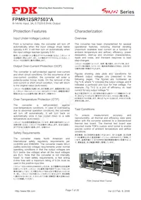 FPMR12SR7503PA Datasheet Page 7