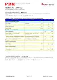 FPMR12SR7506PA Datasheet Page 2
