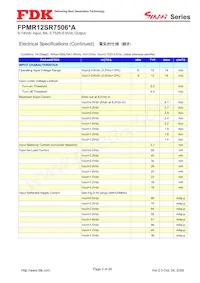 FPMR12SR7506PA Datasheet Page 3