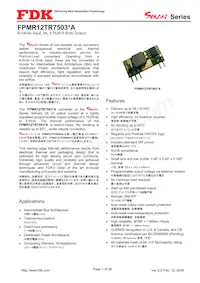 FPMR12TR7503PA Datenblatt Cover