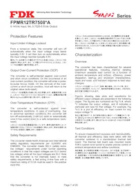 FPMR12TR7508PA Datasheet Page 7