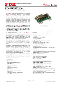 FPMR12TR7510PA Datenblatt Cover