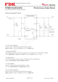 FPMR19S3R304PA Datasheet Page 7