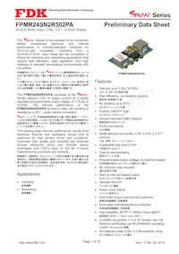 FPMR24SN2R502PA Datasheet Cover