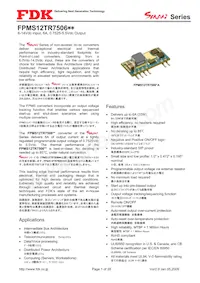 FPMS12TR7506PA Datasheet Cover
