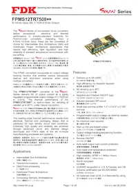 FPMS12TR7508PA Datenblatt Cover