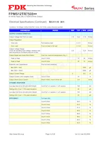 FPMS12TR7508PA Datasheet Page 4
