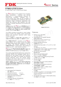 FPMS12TR7510PA Datasheet Cover