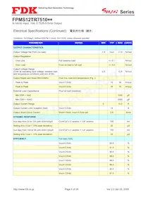 FPMS12TR7510PA Datasheet Page 4
