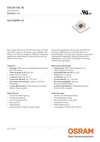 GA CS8PM1.23-KULQ-W3 Datasheet Cover