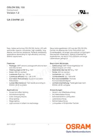 GA CSHPM1.23-KSLR-W3-0-350-R18 Datasheet Cover