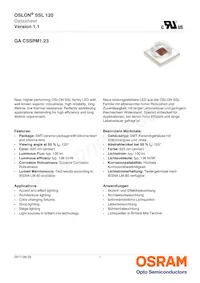 GA CSSPM1.23-KULQ-W3 Datasheet Cover