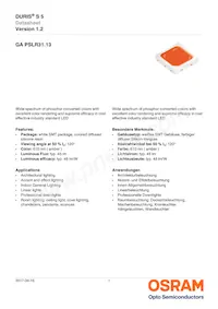 GA PSLR31.13-HUJQ-A1A2-1-150-R18 Datasheet Cover