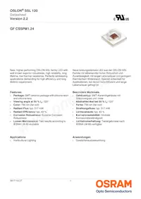 GF CSSPM1.24-3S1T-1-0-350-R18 Datasheet Cover