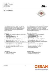 GH CSSRM2.24-VMVN-1-1-700-R33-XX Datasheet Cover