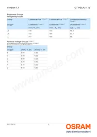 GT PSLR31.13-LSLU-T1T2-1-150-R18 Datasheet Page 5