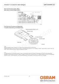 GW CSSRM1.CC-MQMS-5R8T-1-700-R18 Datasheet Pagina 21