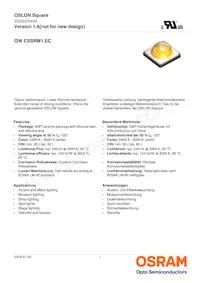 GW CSSRM1.EC-MSMU-5L7N-1-700-R18 Datasheet Cover