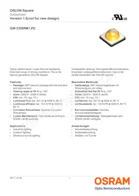 GW CSSRM1.PC-MFNQ-5L7N-1-700-R18 Datenblatt Cover