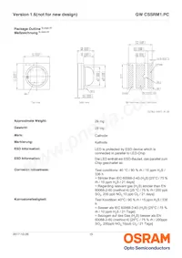 GW CSSRM1.PC-MFNQ-5L7N-1-700-R18 Datasheet Pagina 15