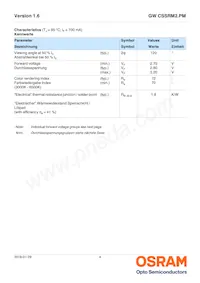 GW CSSRM2.PM-N3N5-XX51-1-700-R18 Datasheet Page 4