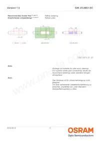 GW JCLMS1.EC-HPHQ-6D6E-L1M2-65-R18-LM Datasheet Page 17