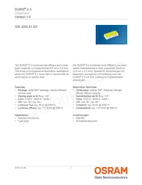 GW JDSLS1.EC-FSFT-6C6E-1-120-R18-IND Datasheet Cover