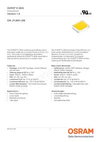 GW JTLMS1.EM-G9H1-XX57-1-60-1-R33 Datasheet Cover