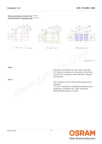 GW JTLMS1.EM-G9H1-XX57-1-60-1-R33 Datasheet Pagina 17