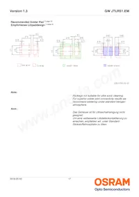 GW JTLRS1.EM-KZK3-A838-1-100-R18 Datasheet Page 17