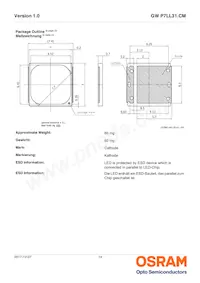 GW P7LL31.CM-QCQE-XX55-1-150-R18 Datasheet Page 14