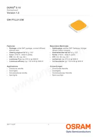 GW P7LL31.EM-QGQJ-XX55-1-150-R18 Datasheet Cover