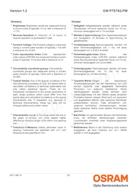 GW P7STA2.PM-QURQ-45S5-1-1400-R33 Datasheet Page 22