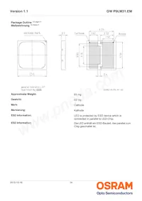 GW P9LM31.EM-NSNU-XX54-1-150-R18 Datasheet Pagina 14