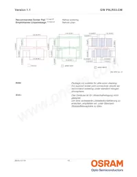 GW P9LR33.CM-NSNU-XX58-1-150-R18 Datasheet Pagina 15