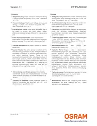 GW P9LR33.CM-NSNU-XX58-1-150-R18 Datasheet Pagina 23