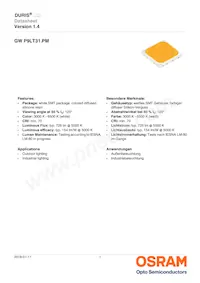 GW P9LT31.PM-PUQP-XX55-1-150-R18 Datasheet Copertura