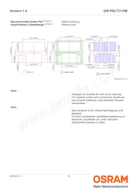 GW P9LT31.PM-PUQP-XX55-1-150-R18 Datasheet Pagina 15