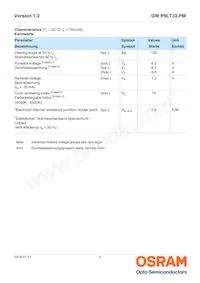 GW P9LT32.PM-QPQQ-XX51-1-750-R18 Datasheet Page 4