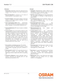 GW PSLM31.CM-GUHQ-A535-1-65-R18 Datasheet Page 23