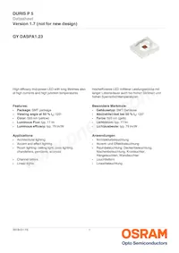 GY DASPA1.23-FTGP-36-1-100-R18 Datasheet Copertura